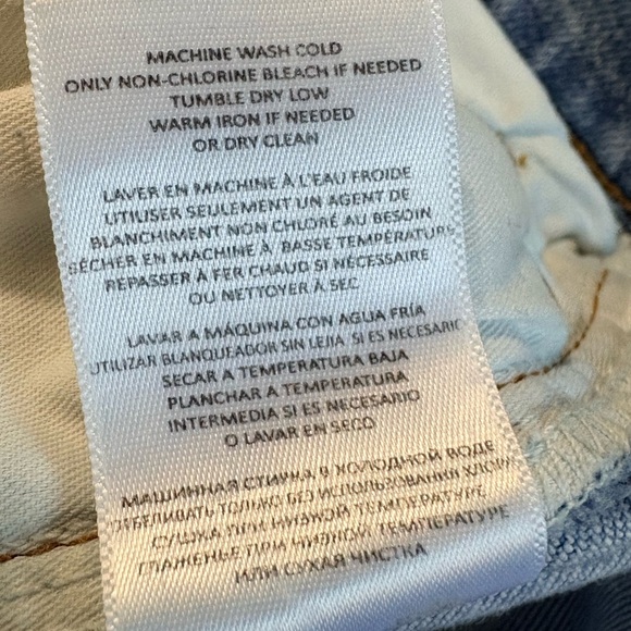 RE/DONE Comfort Stretch High Rise Straight Leg 70s Stove Pipe Jeans in Mid 90’s - Picture 13 of 15